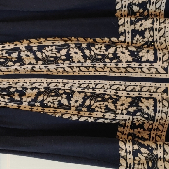 Vintage Peasant Style Blouse with Smocked Bodice by INC Size XS - Picture 3 of 11